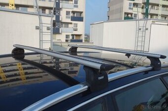 Audi A6 Avant , typ 4F a 4G, střešní nosiče Thule WingBar