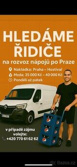 Hledáme řidiče sk. B na rozvoz nápojů