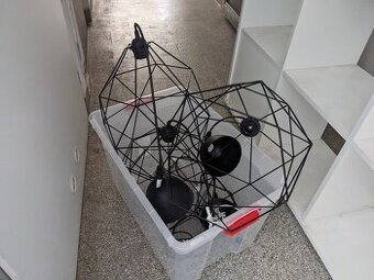 Stínidlo závěsné lampy - Ikea BRUNSTA + HEMMA