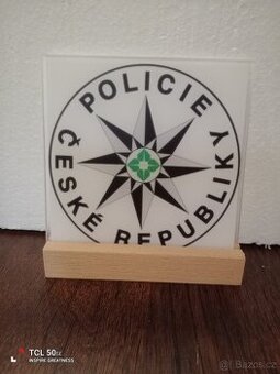 Reklamní stojánek Policie ČR.