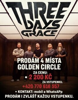 Three days Grace 4x Golden Cricle