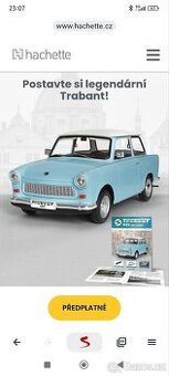 model 1:8 trabant 601 s karavanem