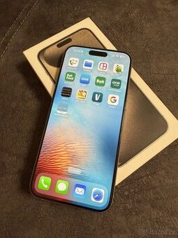 Apple iPhone 16 Pro Max 256GB, krabice, telefon, TOP STAV
