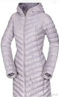 Šedý - stříbrný dámský kabát NORTHFINDER L 40/42