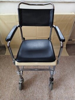 Toaletní židle na kolečkách