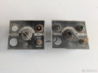 Ovládací panel topení Tatra 138, 148, 813, Praga V3S