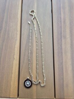 Zlatý řetízek se zlatým přívěskem - 1