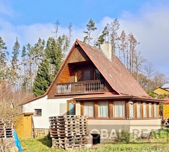 Prodej rekreační chaty po částečné rekonstrukci - u rybníka 