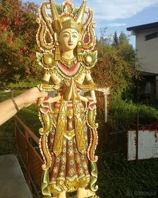 Balijska dřevěna chrámova tanečnice