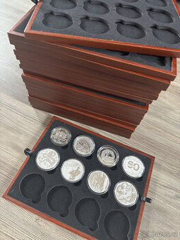 Malé plato pro 1oz stříbrné mince Český lev 45mm