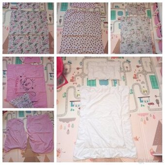 Set do detske postylky: perinka, povleceni, prosteradla - 1