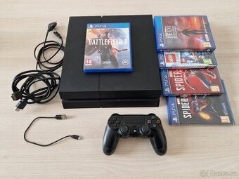 Playstation 4 1000gb (1TB) + hra Battlefield 1+sony ovladač