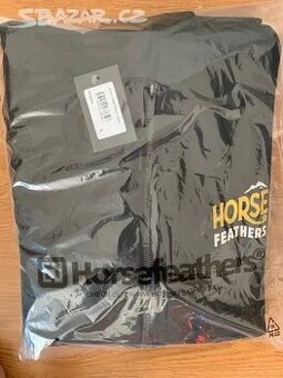 Mikina Horsefeathers Crest II - black vel.L