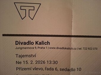 Tajemství 15.2. od 13:30