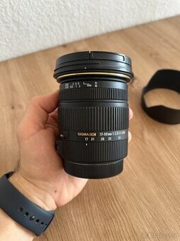 Sigma 17-50 mm f/2,8 EX DC OS HSM pro Canon