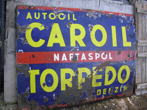 Velká smaltovaná cedule 1,6 x 1,2 m