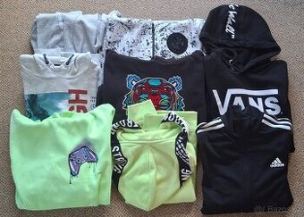 Chlapecká mikina 158/164/170, tepláky teplé