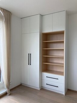 Vestavná skříň na míru - dětský pokoj - téměř nová