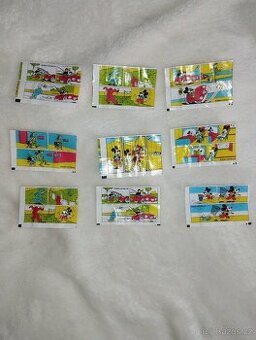 různě obrazky ze žvýkaček