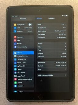 iPad 6. generace 32 GB Wi-Fi s originální krabicí