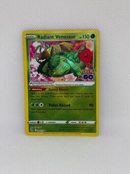 Pokémon karta Radiant Venusaur 004/078 – EX – ORIGINÁL