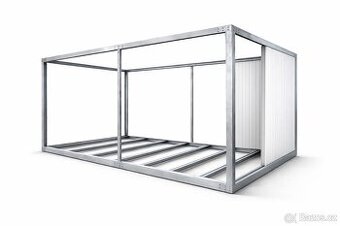 Kontejnerový rám 7,5x3,3 m montáž svépomocí.