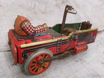 prodám hračky -plechová postýlka pro panenku - stahovací kov