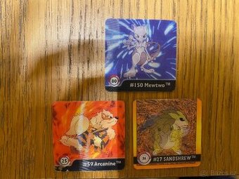 Pokémon 3D Lenticular karty – Mewtwo + 2 další kusy