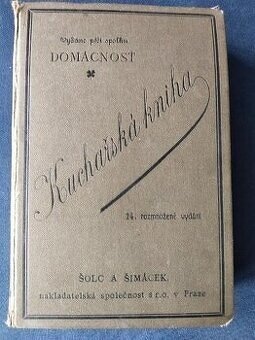 KUCHAŘSKÁ KNIHA z r.1921/M.D.Rettigová/