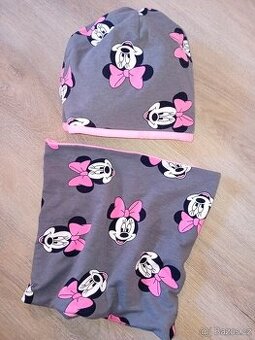 Čepice a nákrčník Minnie