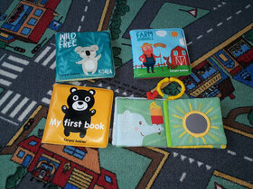 hračky pro miminko, pískací knížky