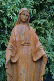Litinová socha - MADONA - PANNA MARIE 59 cm