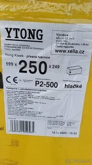 Ytong Klasik 250 P2-500 250×599×249 mm - 1