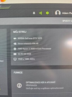 Herní PC 64GB RAM
