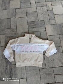 Dívčí crop-top mikina 146/152