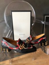 Celokožené mokasíny Gucci - 1