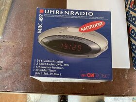 Rádio+budík Clatronic-nový - 1