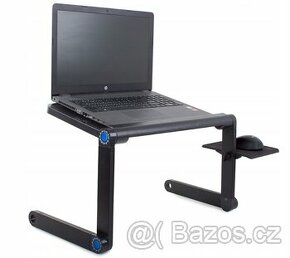 Skládací stolek pod notebook s podložkou pod myš