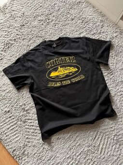 Corteiz OG Alcatraz Tee Black Yellow - 1
