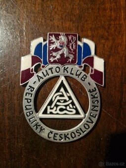 Chladičový znak Autoklubu ČSR