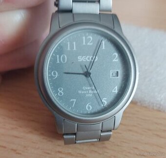 SECCO Quartz Watch TITANIUM Water Resistant 30M