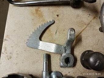 Ovládání ruční brzdy - rikša