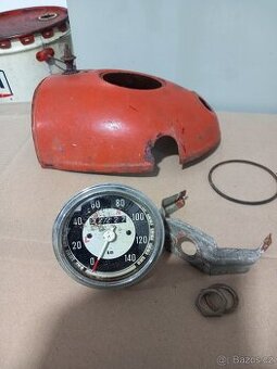 Jawa 350 kývačka tachometr do 140km/hod