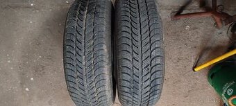 2 zimní pneumatiky SAVA 195/65R15 91T 7,00mm