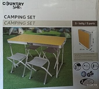 Campingový stůl se sedadly