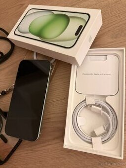 Apple iPhone 15 128GB zelený (REZERVOVÁN)