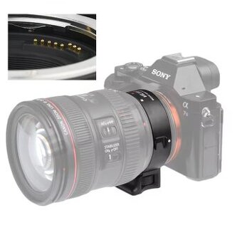 Adaptér Sony E tělo - Canon EF/EF-S objektiv