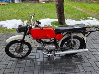 Jawa 23 Mustang bez TP, červený původní 1.