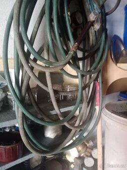 Hadice,ventile 2ks, hořák.