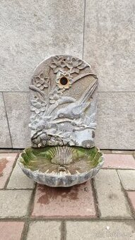 Zahradní litinová výlevka s ptáčky